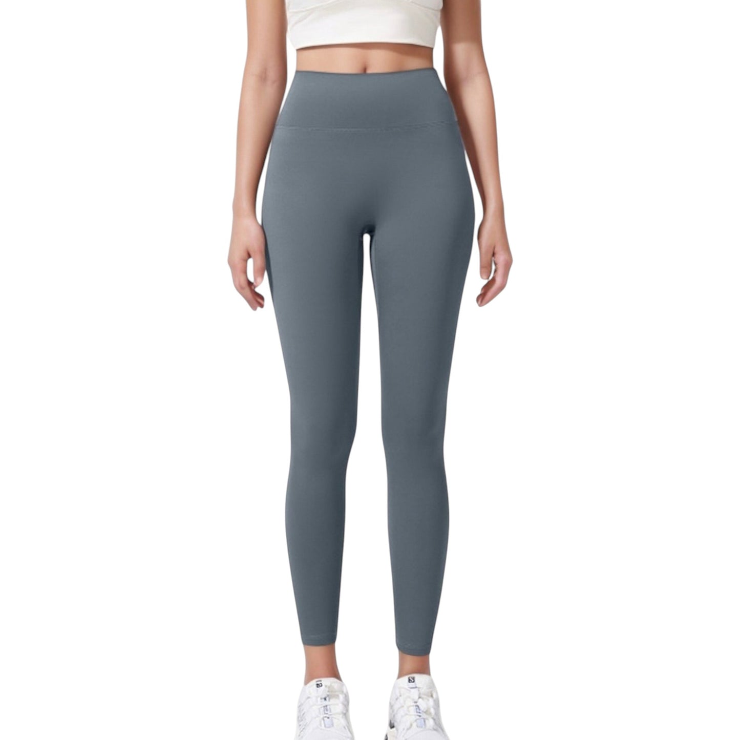 High Waist Full Length Seamless Leggings with Contoured Fit