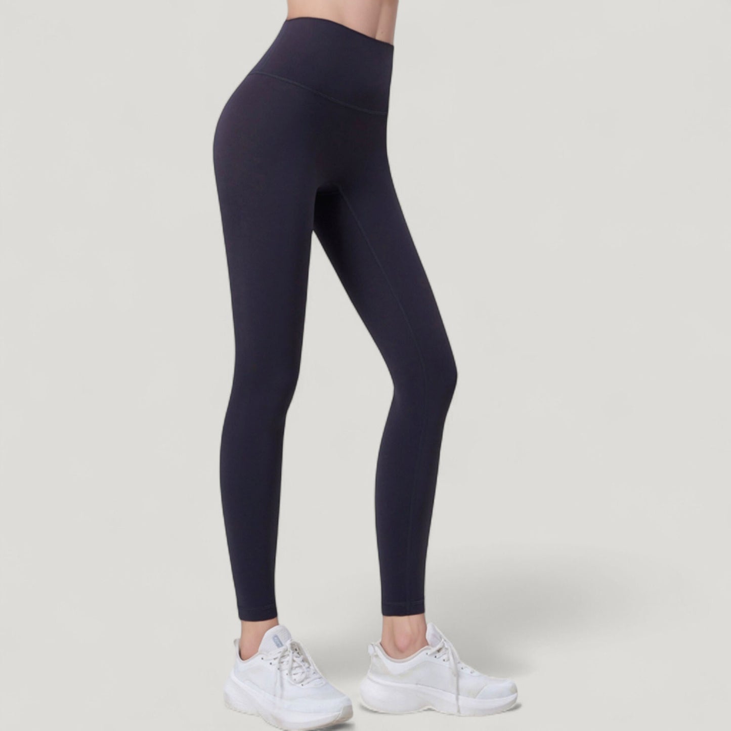 High Waist Full Length Seamless Leggings with Body Contouring Design