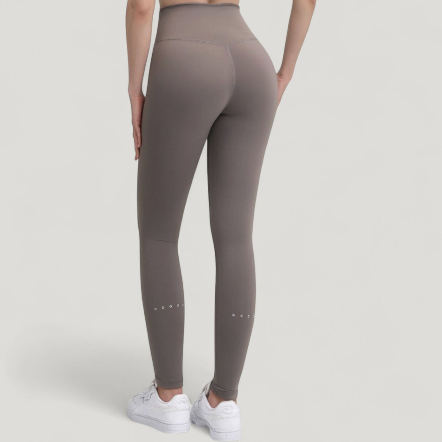 High Waist Full Length Seamless Leggings with Body Contouring Design