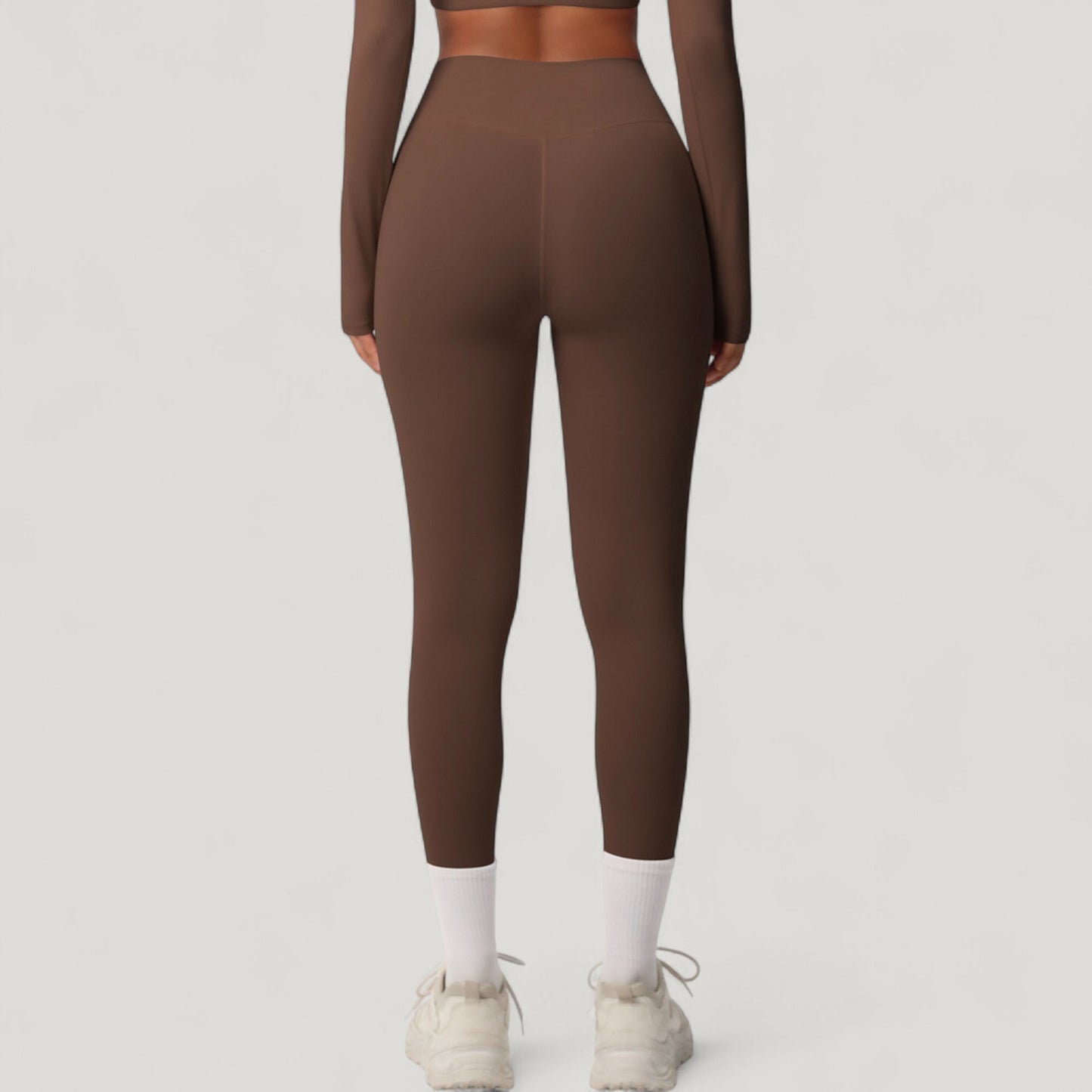 High Waist Leggings with Side Pockets and Seamless Stretch Fabric for Active and Everyday Wear