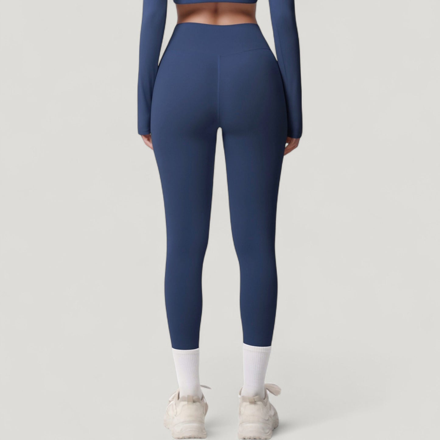 High Waist Leggings with Side Pockets and Seamless Stretch Fabric for Active and Everyday Wear