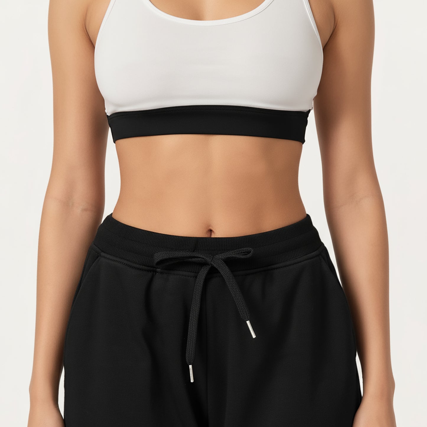 Wide Leg High Waist Drawstring Pants with Relaxed Fit and Soft Stretch Fabric