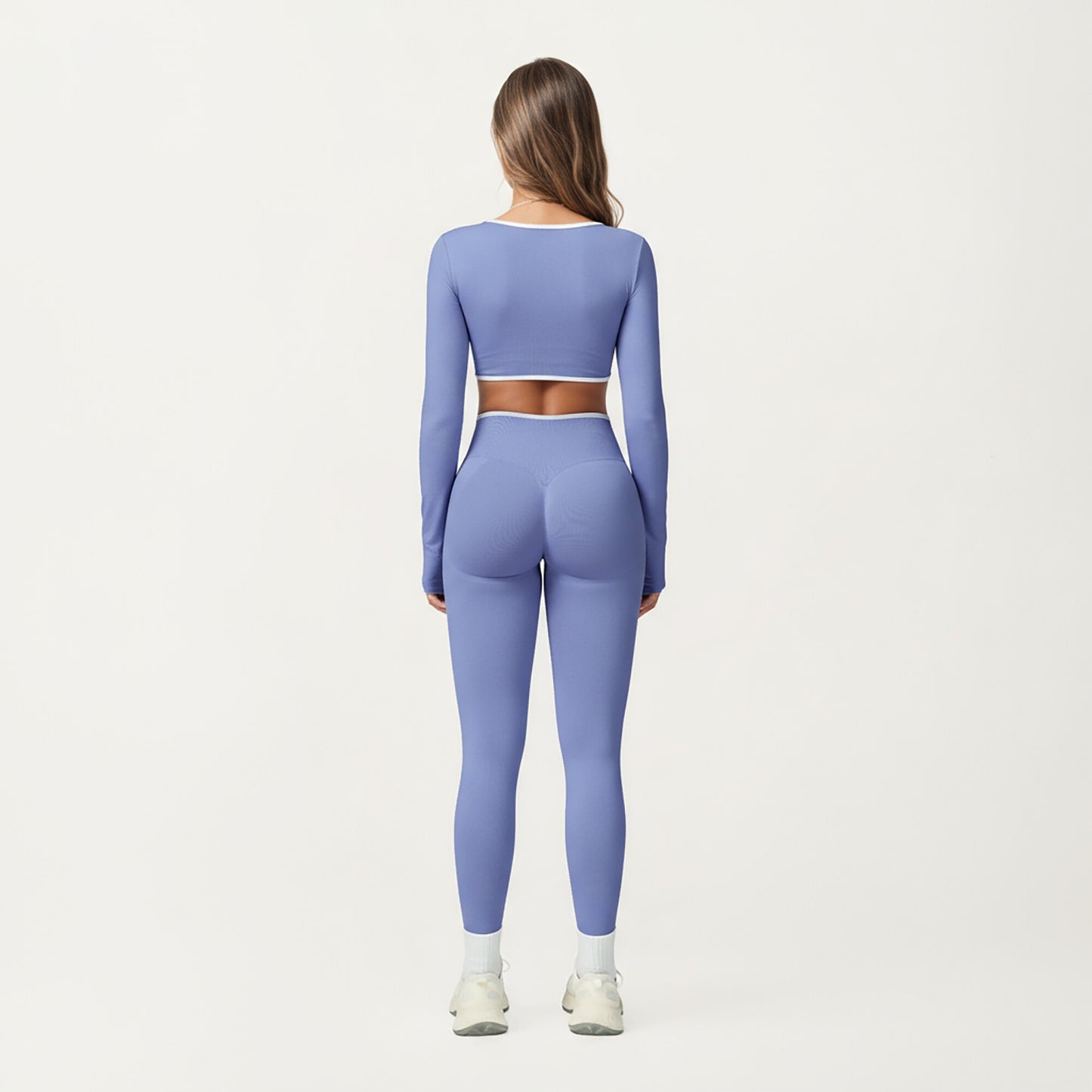 High Waist Seamless Athletic Leggings with Stretch Fit and Contoured Design