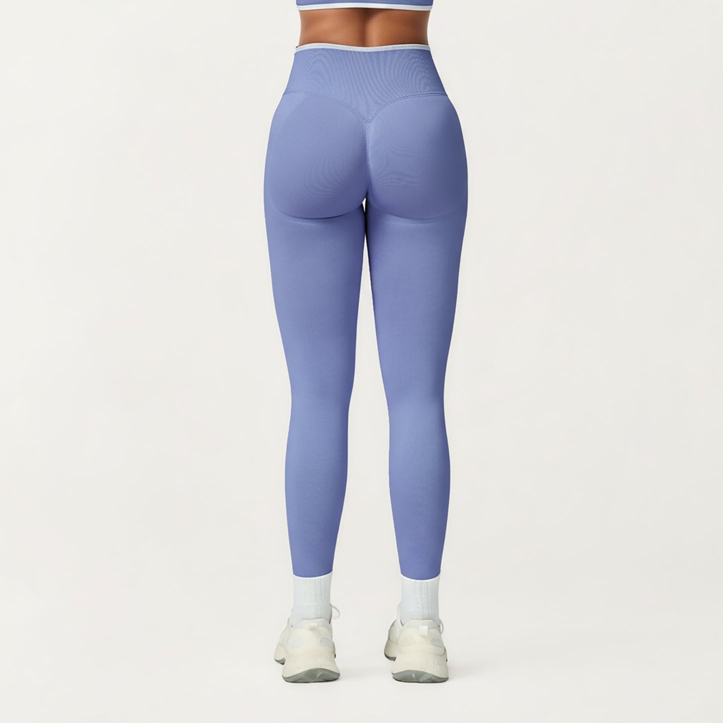 High Waist Seamless Athletic Leggings with Stretch Fit and Contoured Design
