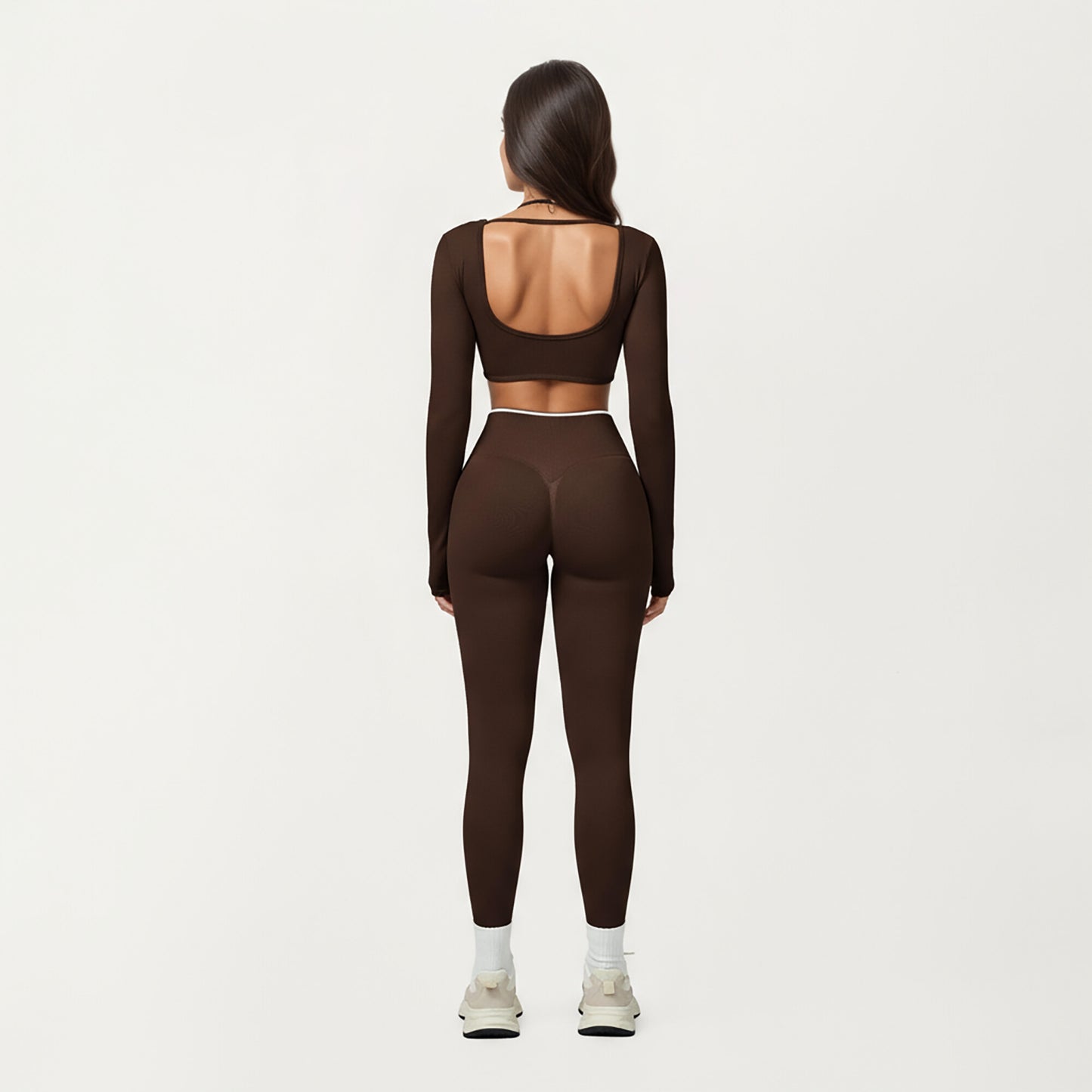 High Waist Seamless Athletic Leggings with Stretch Fit and Contoured Design
