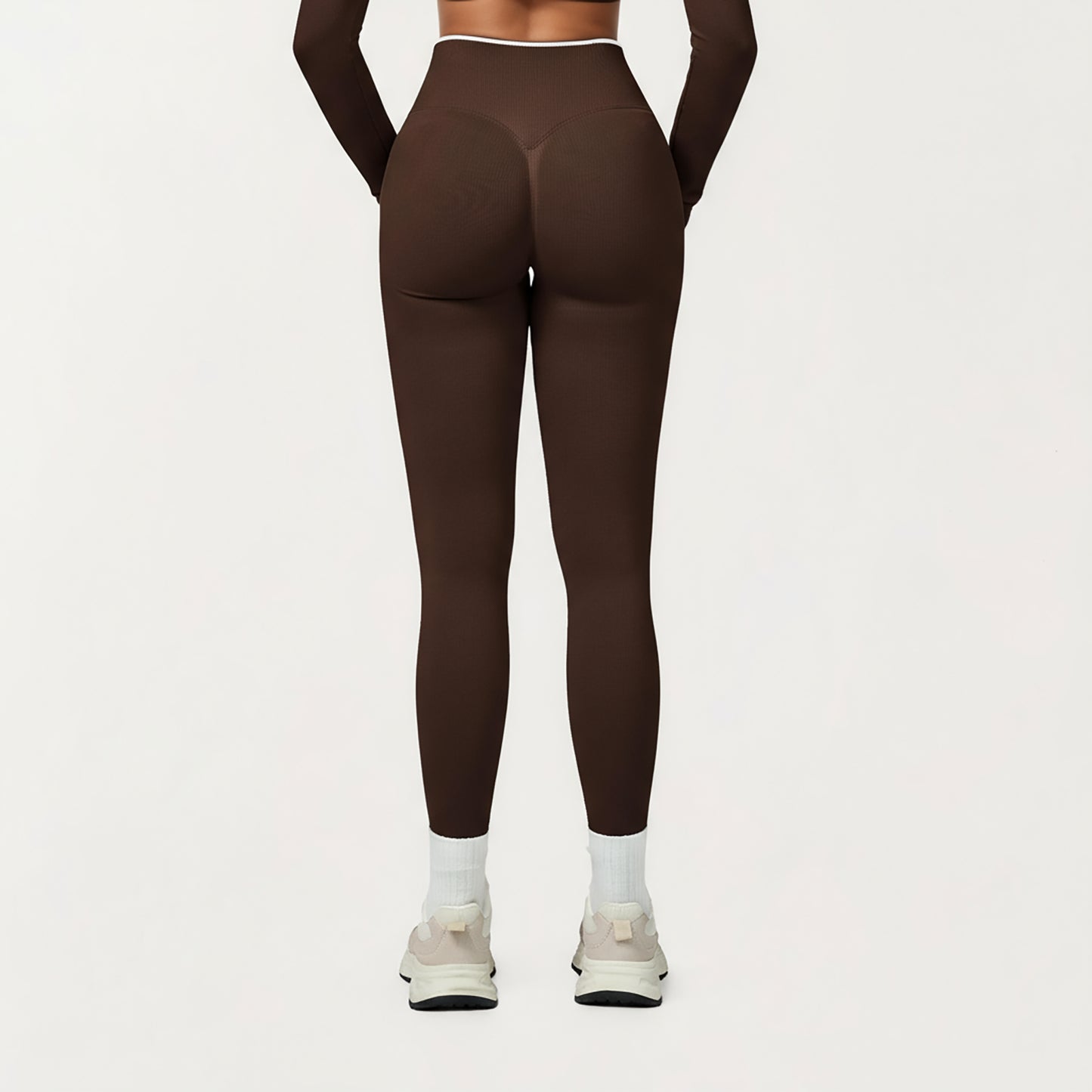 High Waist Seamless Athletic Leggings with Stretch Fit and Contoured Design