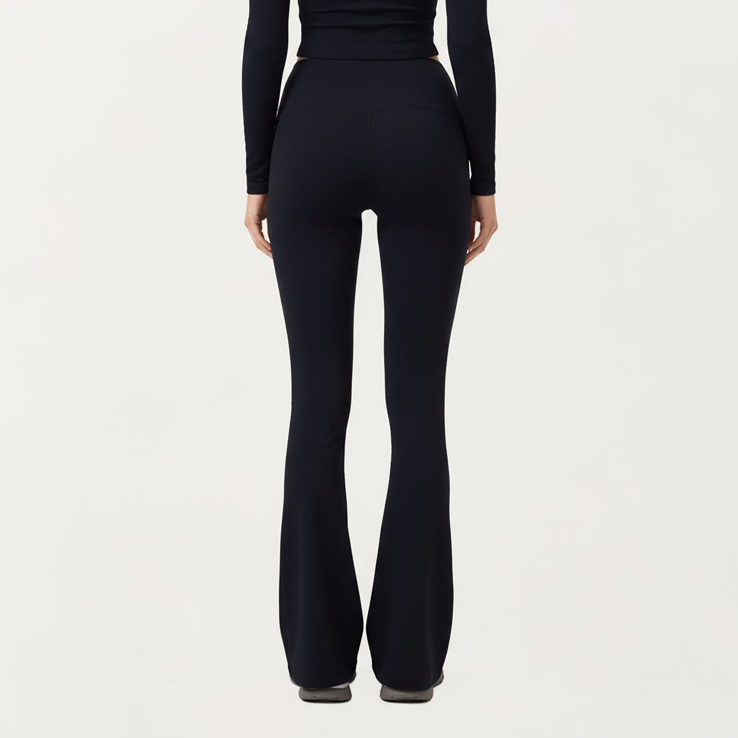 High Waist Wide Leg Pants with Drawstring Tie and Soft Stretch Fabric