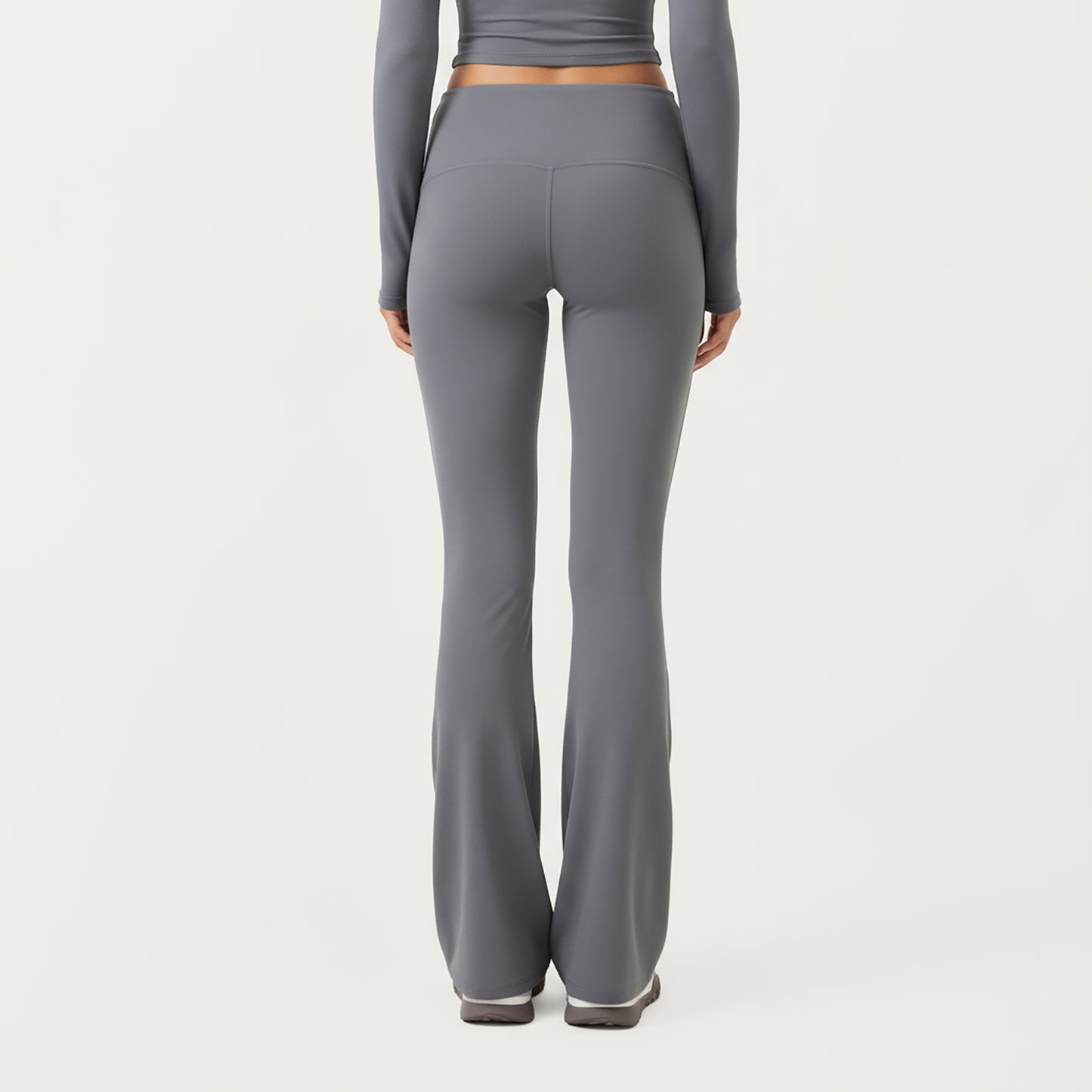 High Waist Wide Leg Pants with Drawstring Tie and Soft Stretch Fabric