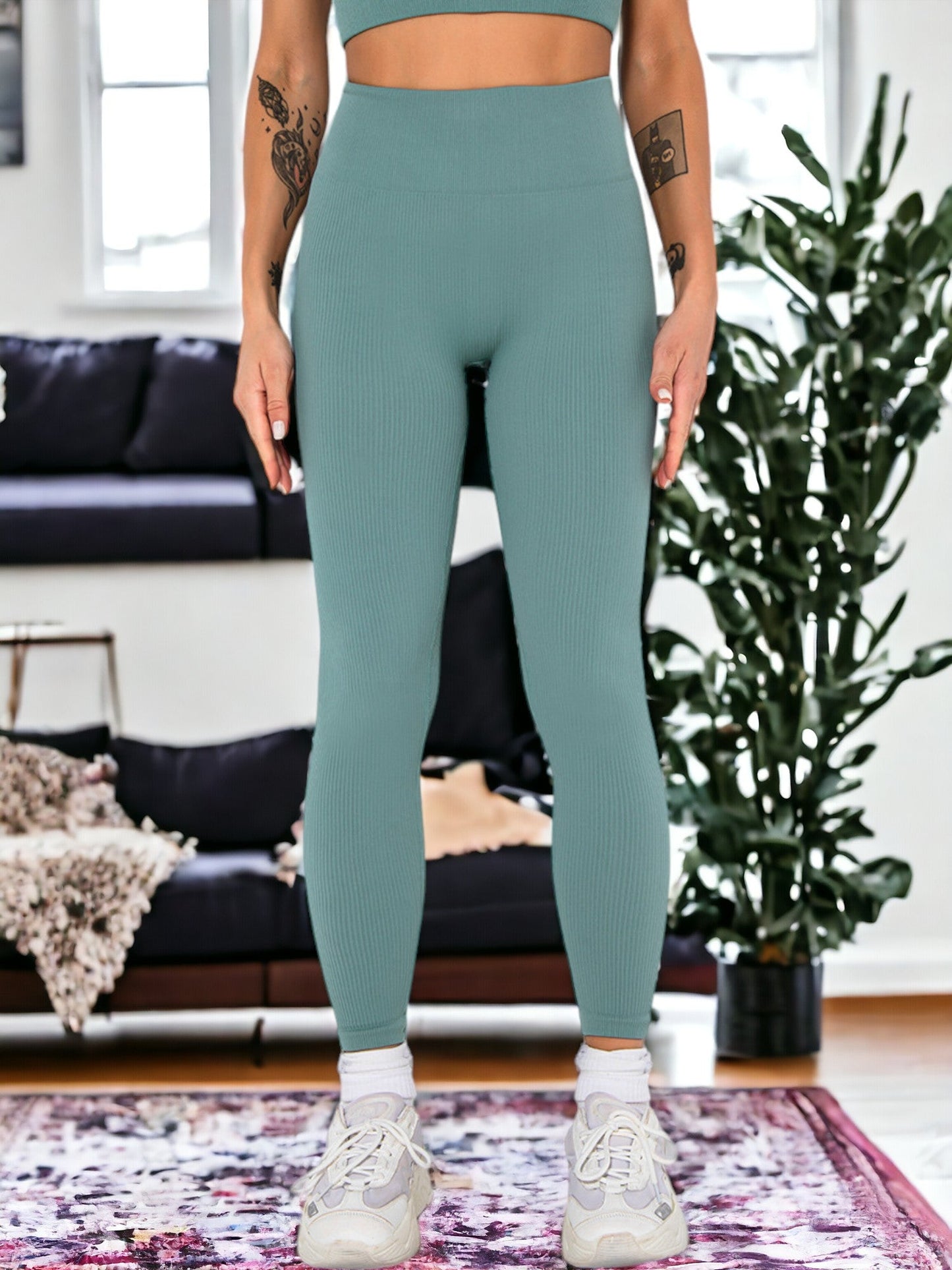 Seamless Threaded Hip Yoga Pants