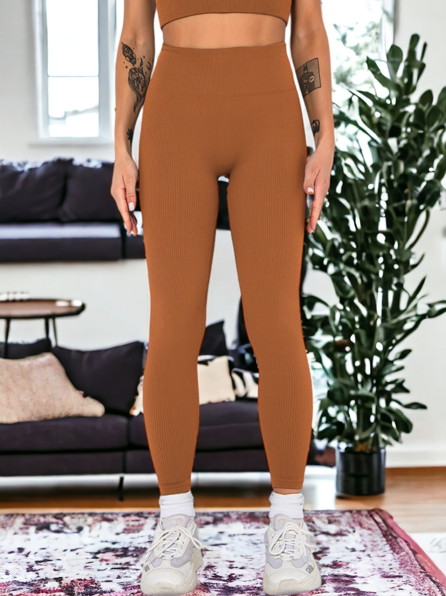 Seamless Threaded Hip Yoga Pants