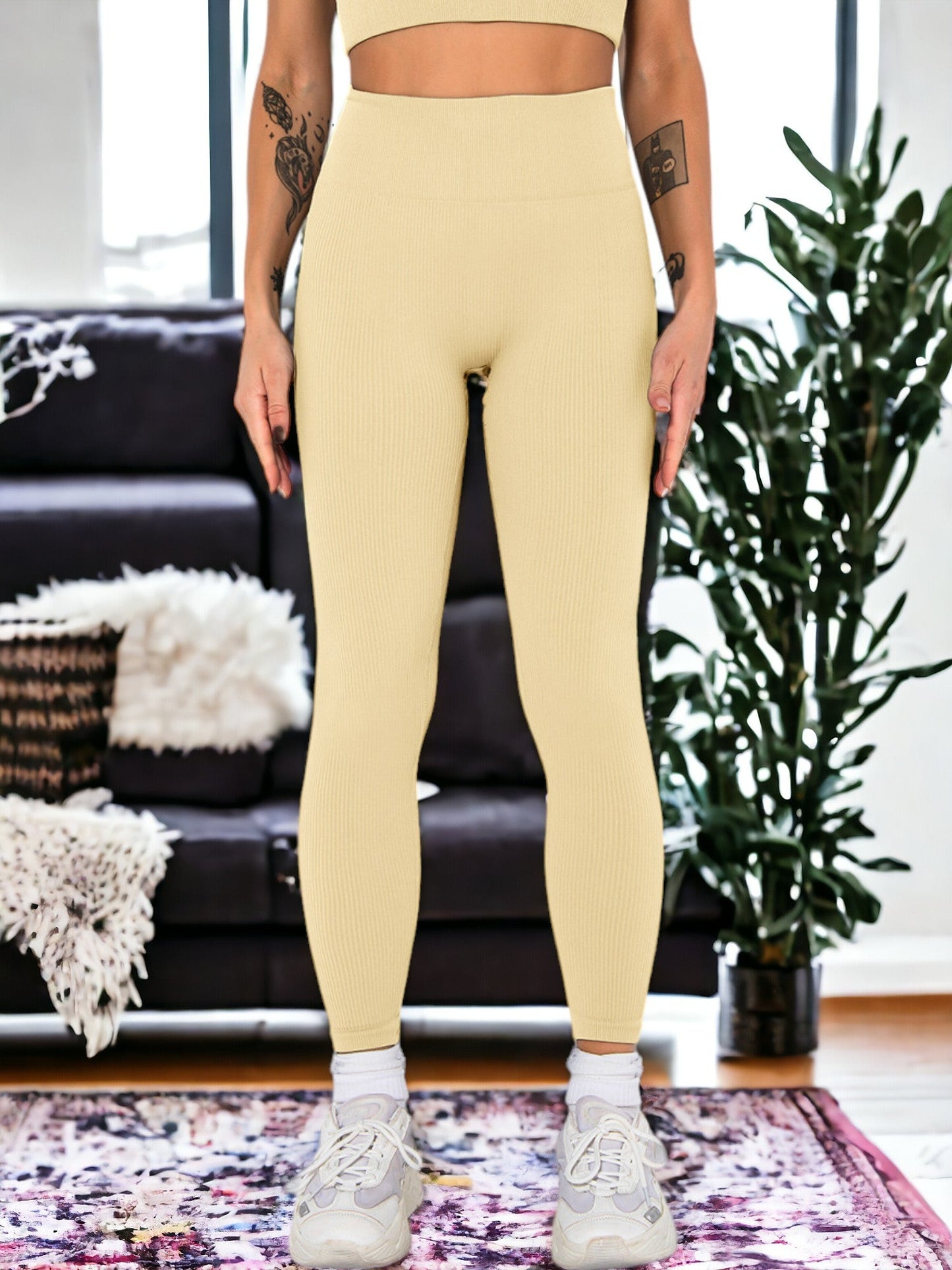 Seamless Threaded Hip Yoga Pants