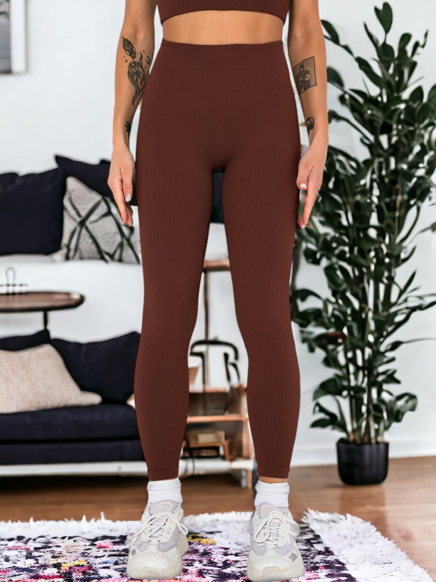 Seamless Threaded Hip Yoga Pants