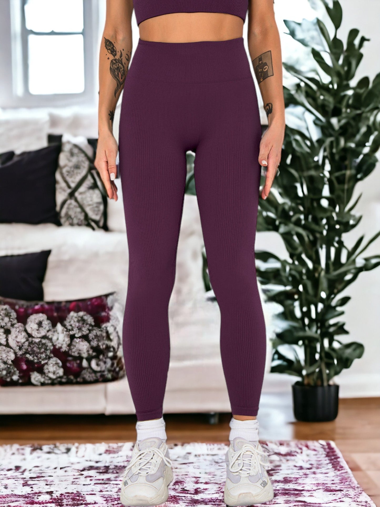 Seamless Threaded Hip Yoga Pants
