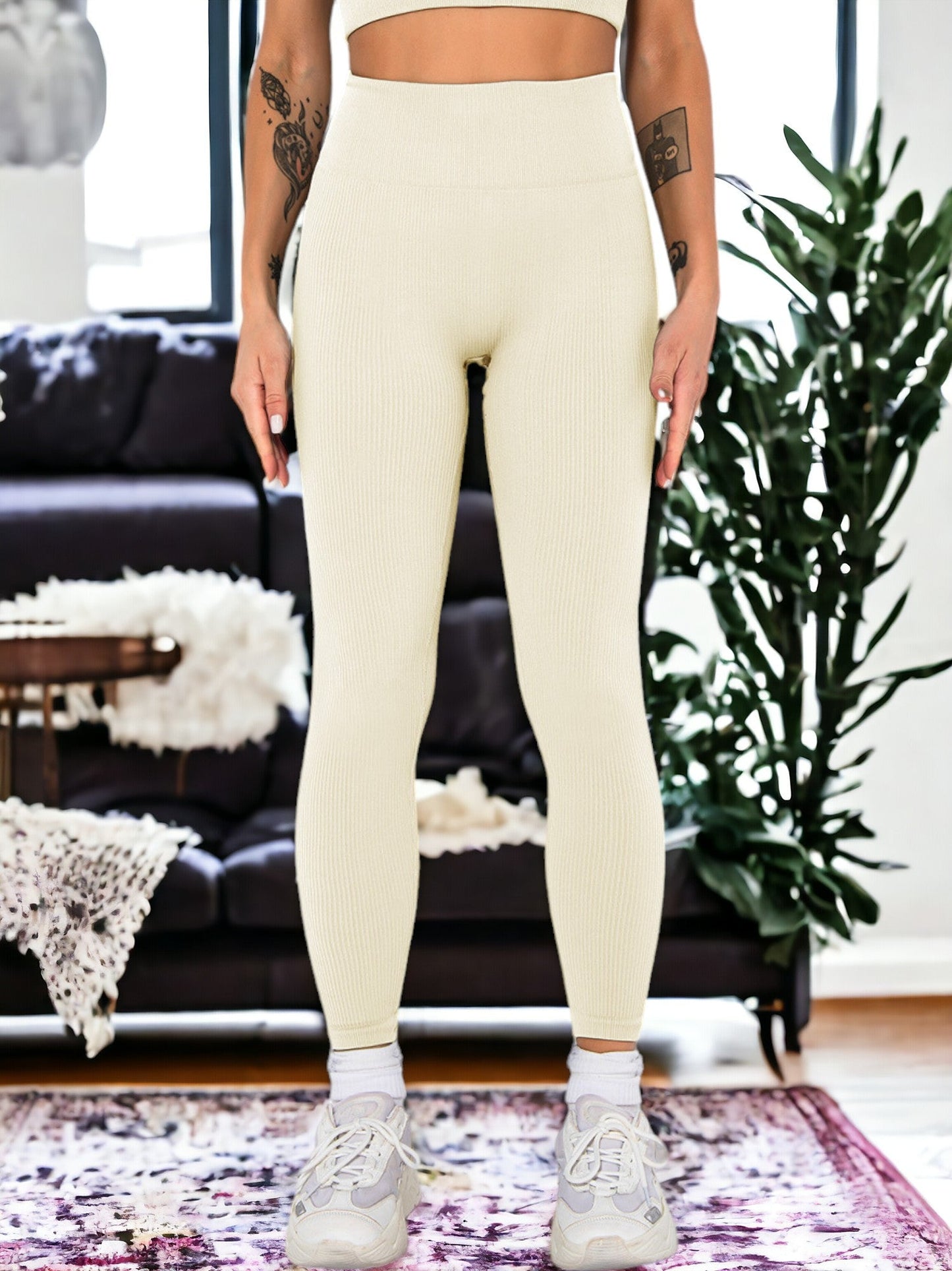 Seamless Threaded Hip Yoga Pants