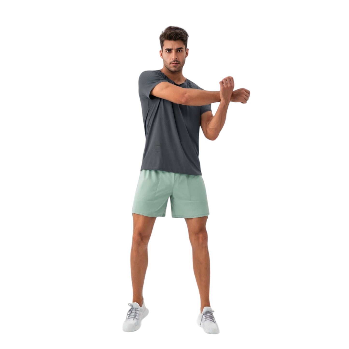 Men's Lightweight Performance T-Shirt with Moisture-Wicking Fabric and Raglan Sleeves