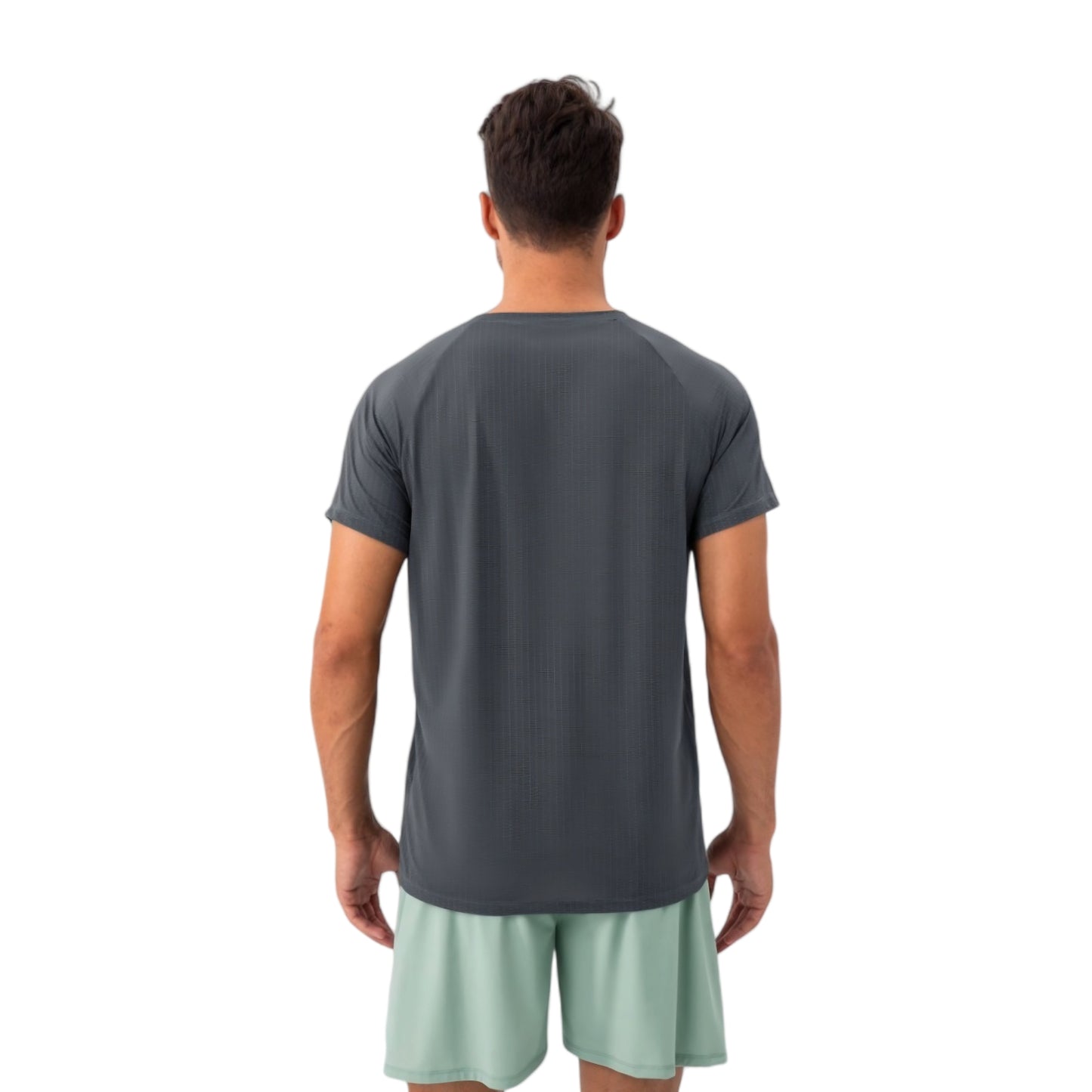 Men's Lightweight Performance T-Shirt with Moisture-Wicking Fabric and Raglan Sleeves