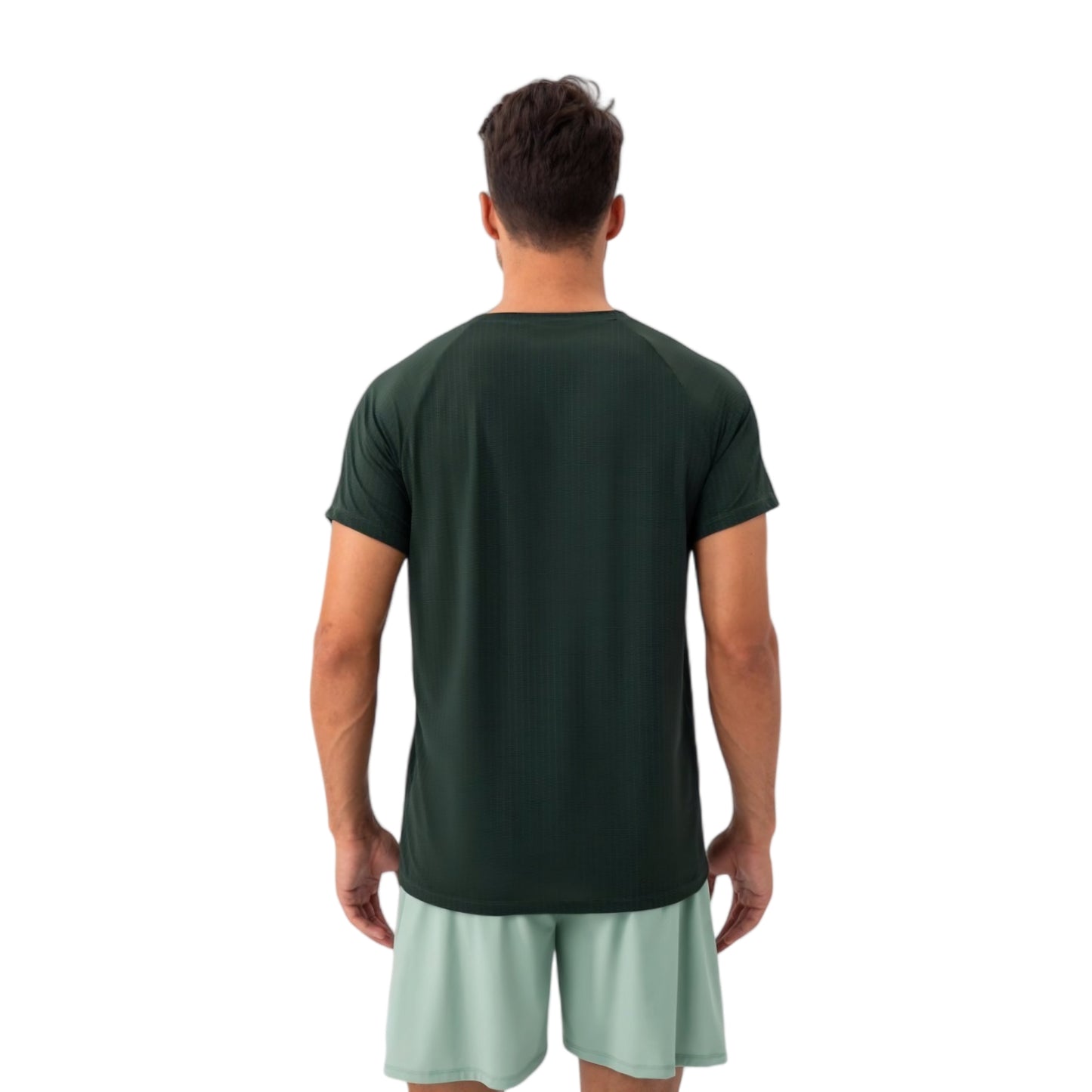 Men's Lightweight Performance T-Shirt with Moisture-Wicking Fabric and Raglan Sleeves