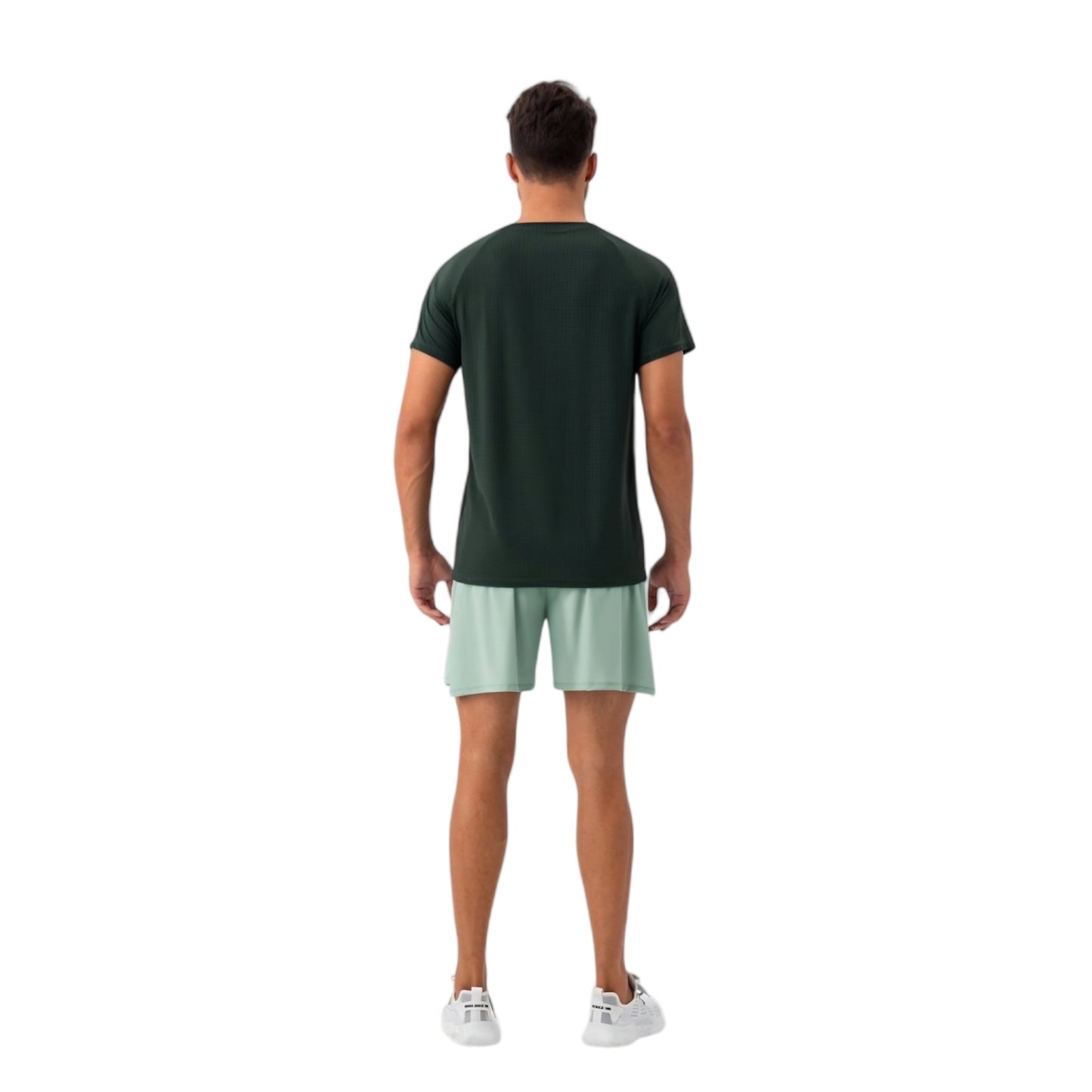 Men's Lightweight Performance T-Shirt with Moisture-Wicking Fabric and Raglan Sleeves