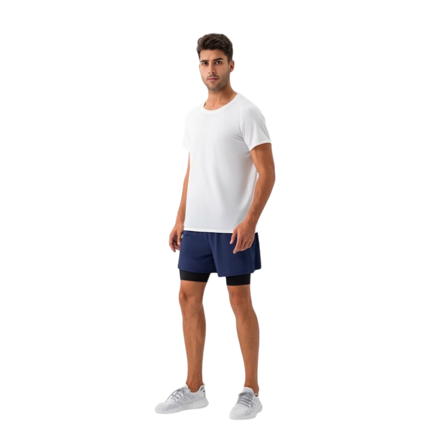 Men's Lightweight Performance T-Shirt with Moisture-Wicking Fabric and Raglan Sleeves