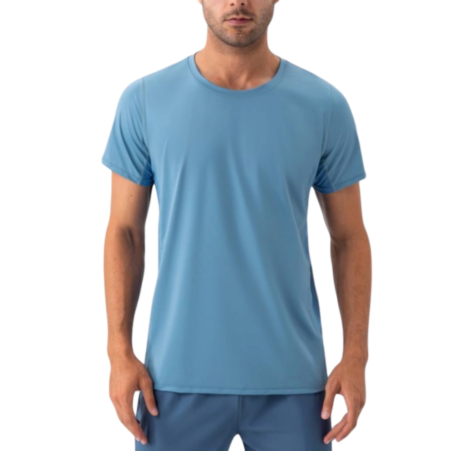 Men's Classic Fit Athletic T-Shirt with Quick-Dry Fabric and Short Sleeves