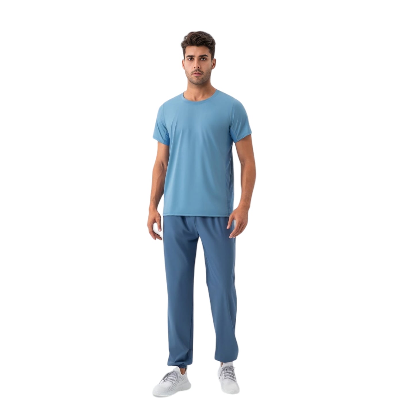 Men's Classic Fit Athletic T-Shirt with Quick-Dry Fabric and Short Sleeves
