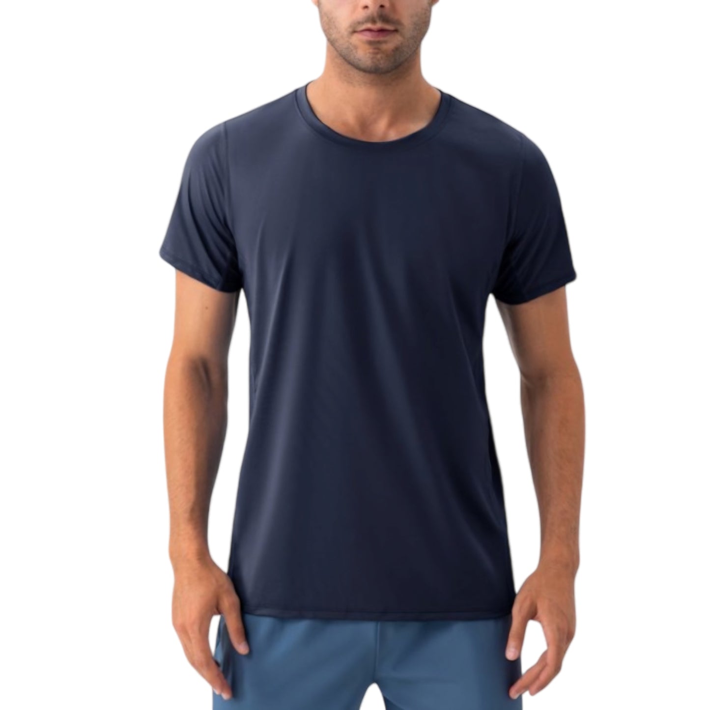 Men's Classic Fit Athletic T-Shirt with Quick-Dry Fabric and Short Sleeves