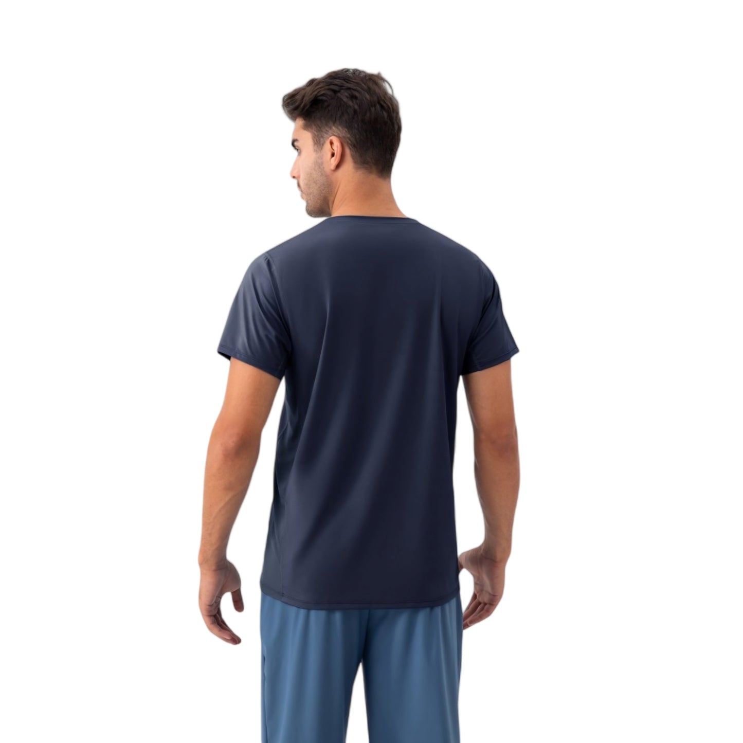 Men's Classic Fit Athletic T-Shirt with Quick-Dry Fabric and Short Sleeves