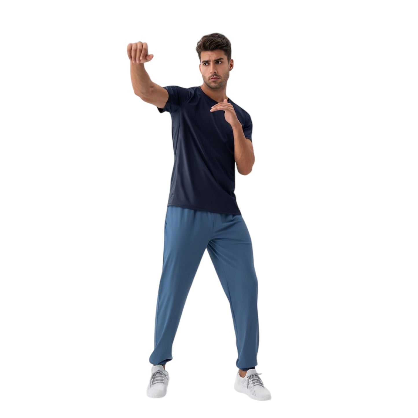 Men's Classic Fit Athletic T-Shirt with Quick-Dry Fabric and Short Sleeves