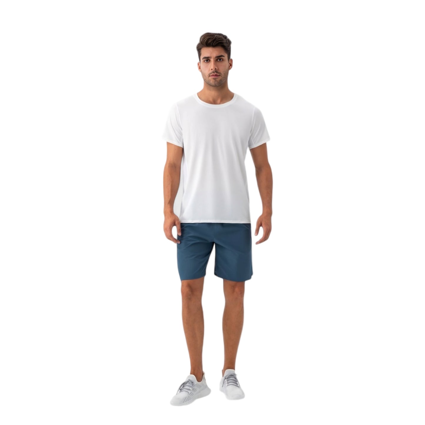 Men's Classic Fit Athletic T-Shirt with Quick-Dry Fabric and Short Sleeves