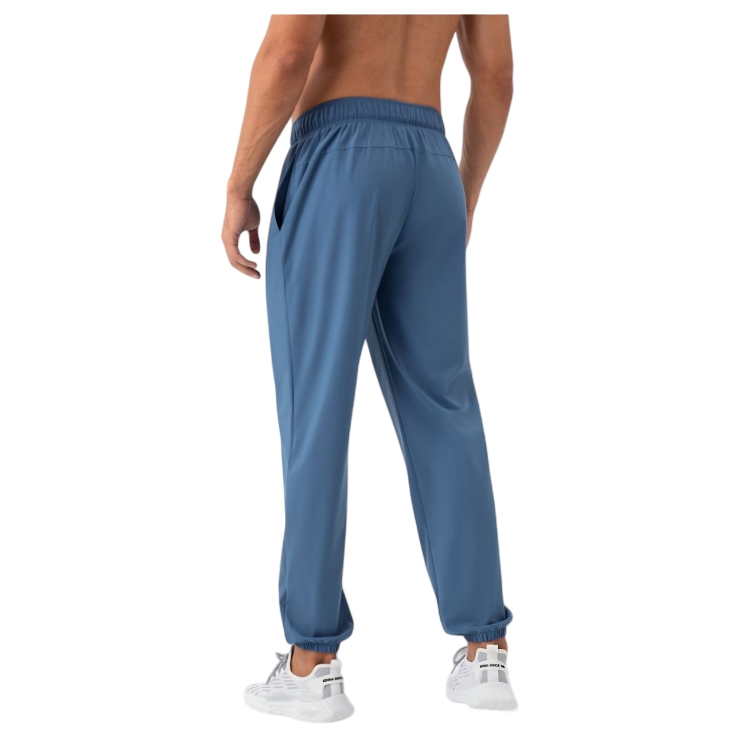 Men's Lightweight Stretch Lounge Pants with Adjustable Drawstring Waist and Straight Leg Fit