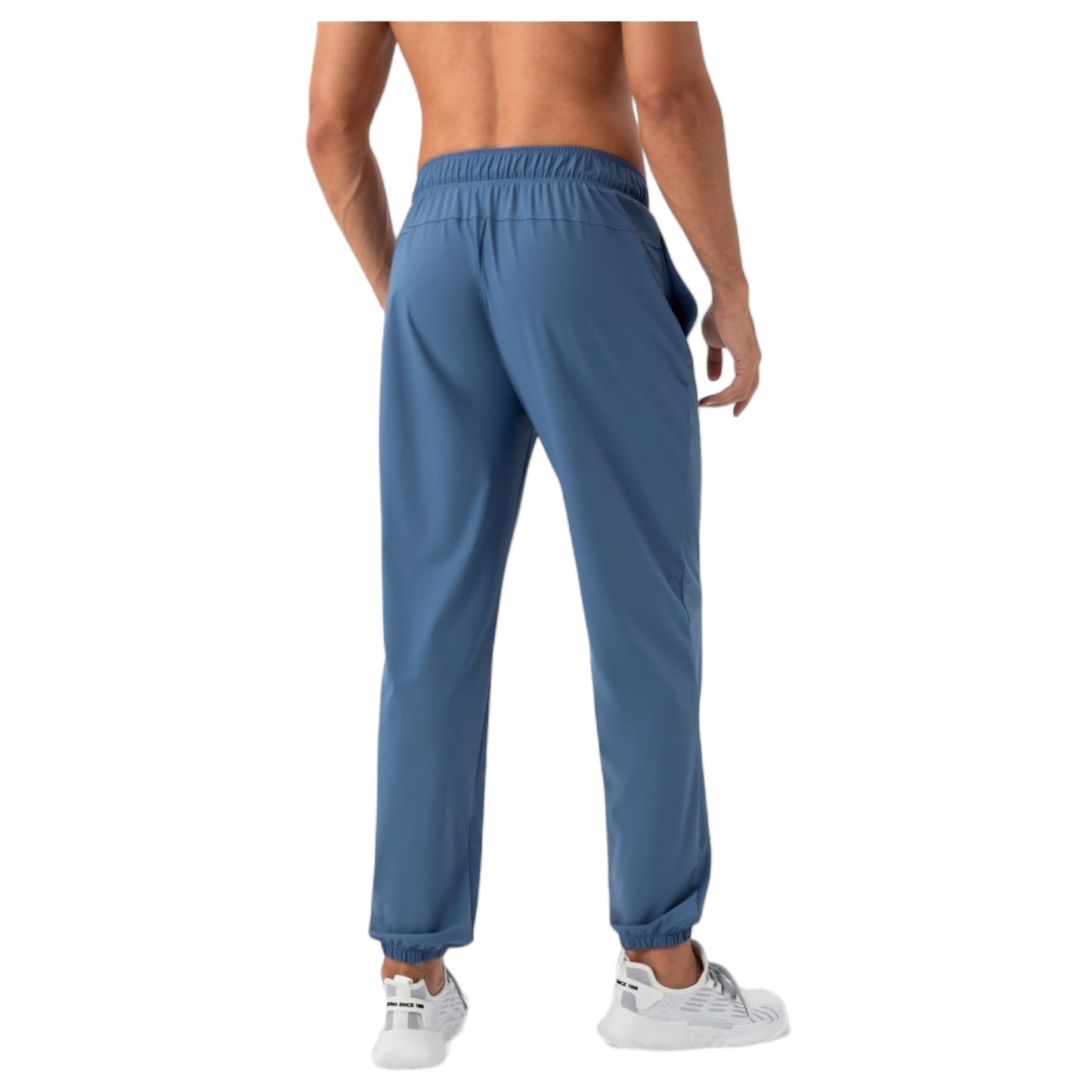 Men's Lightweight Stretch Lounge Pants with Adjustable Drawstring Waist and Straight Leg Fit