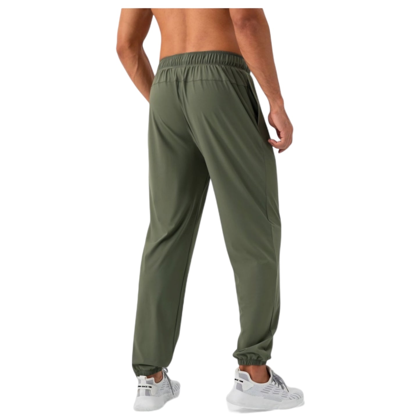 Men's Lightweight Stretch Lounge Pants with Adjustable Drawstring Waist and Straight Leg Fit