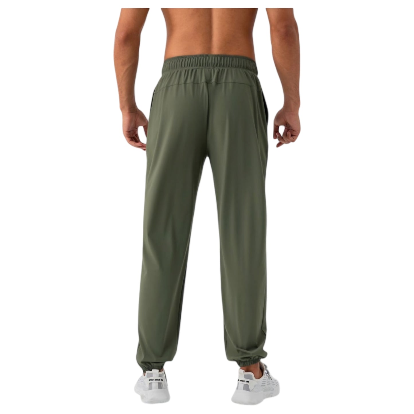 Men's Lightweight Stretch Lounge Pants with Adjustable Drawstring Waist and Straight Leg Fit