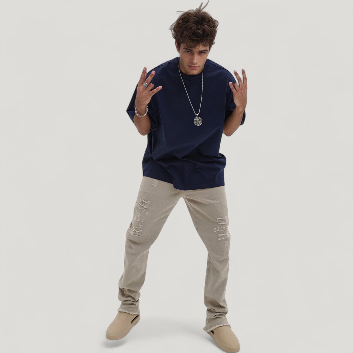 Men's Classic Short Sleeve Crew Neck T-Shirt with Relaxed Fit and Timeless Style
