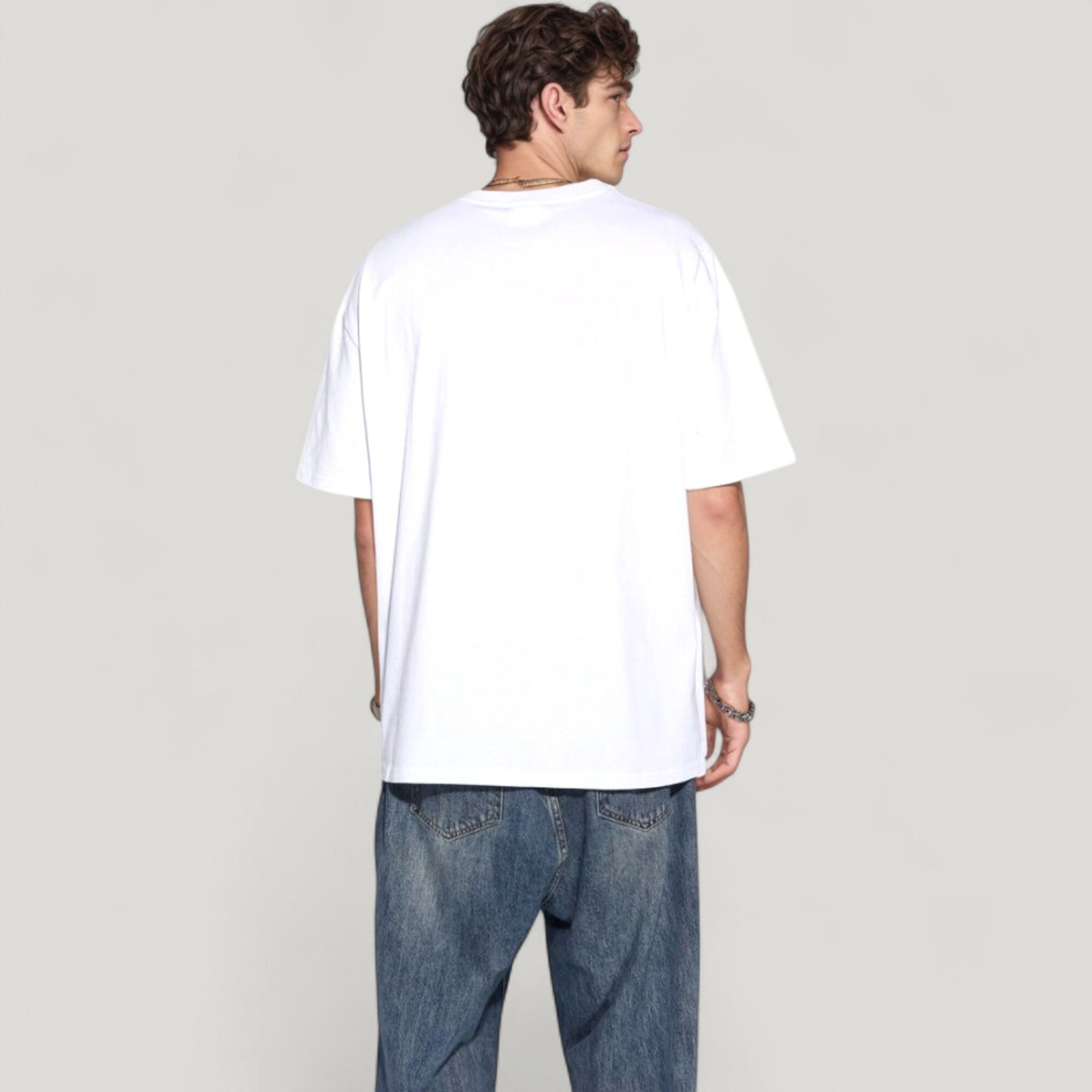 Men's Classic Short Sleeve Crew Neck T-Shirt with Relaxed Fit and Timeless Style