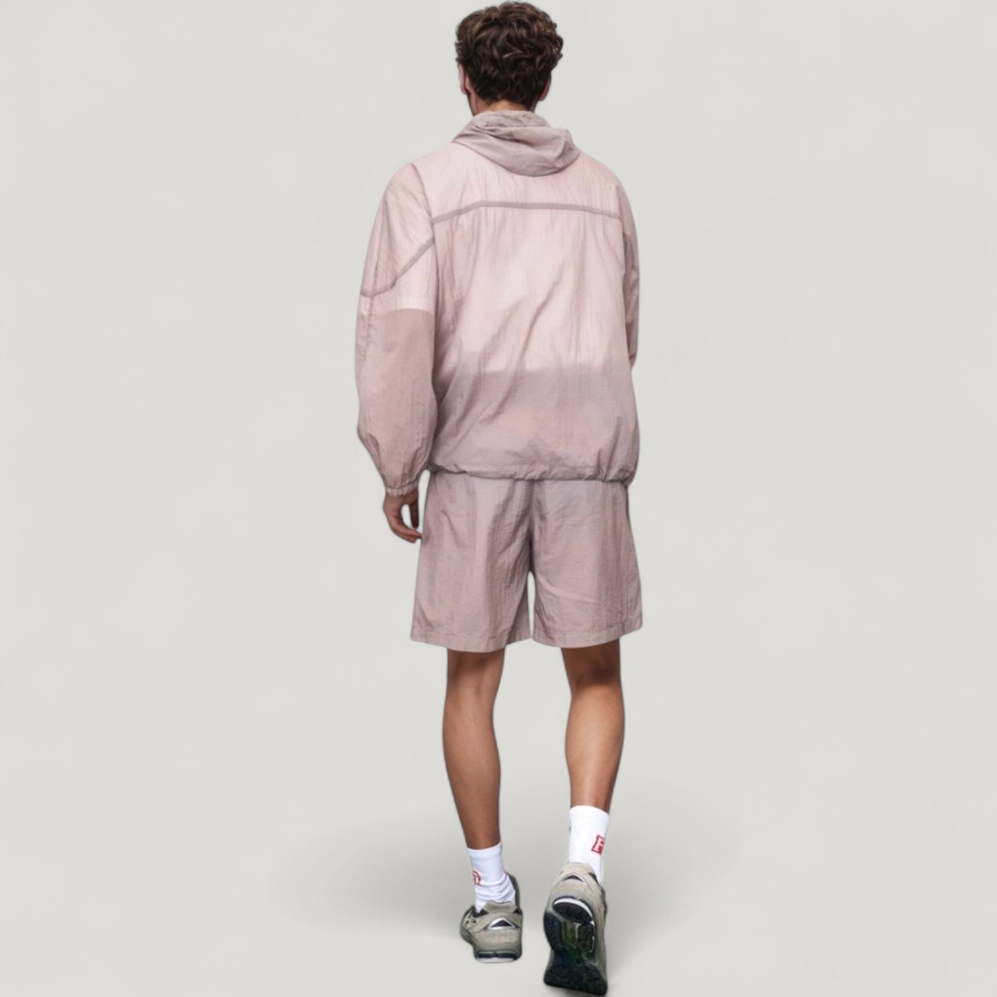Men's Hooded Zip-Up Sun Protection Jacket with Lightweight Design and Relaxed Fit