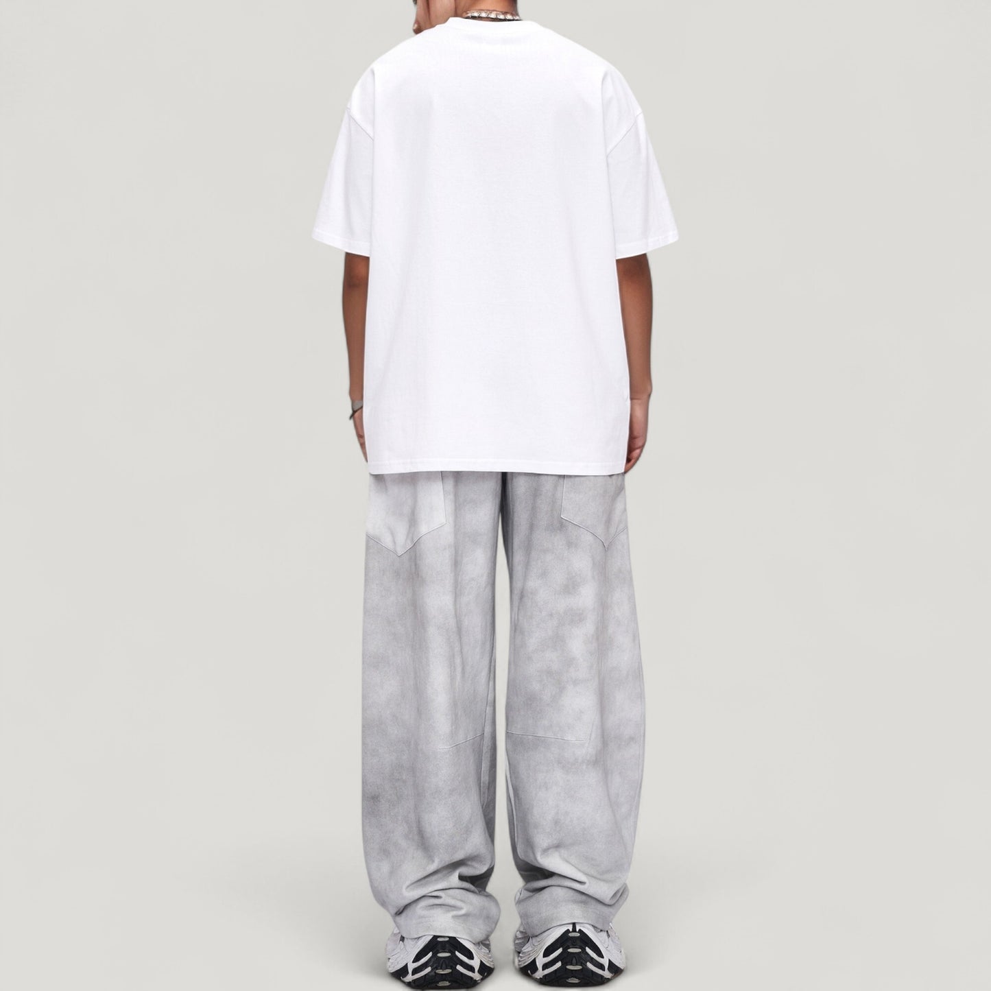Men's Wide Leg Drawstring Pants with Relaxed Fit and Side Pockets