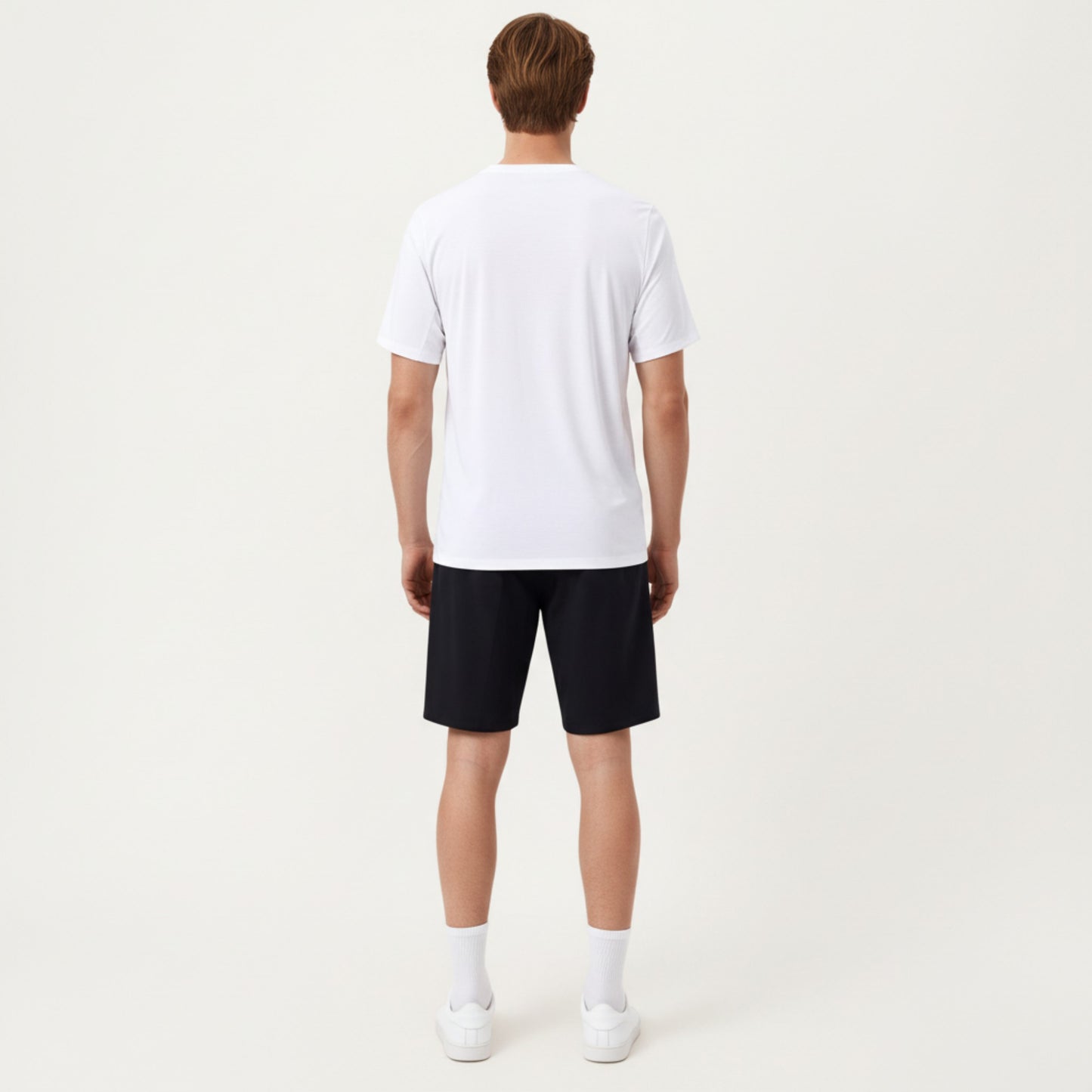Men's Short Sleeve Crew Neck Performance T Shirt with Lightweight Stretch Fabric