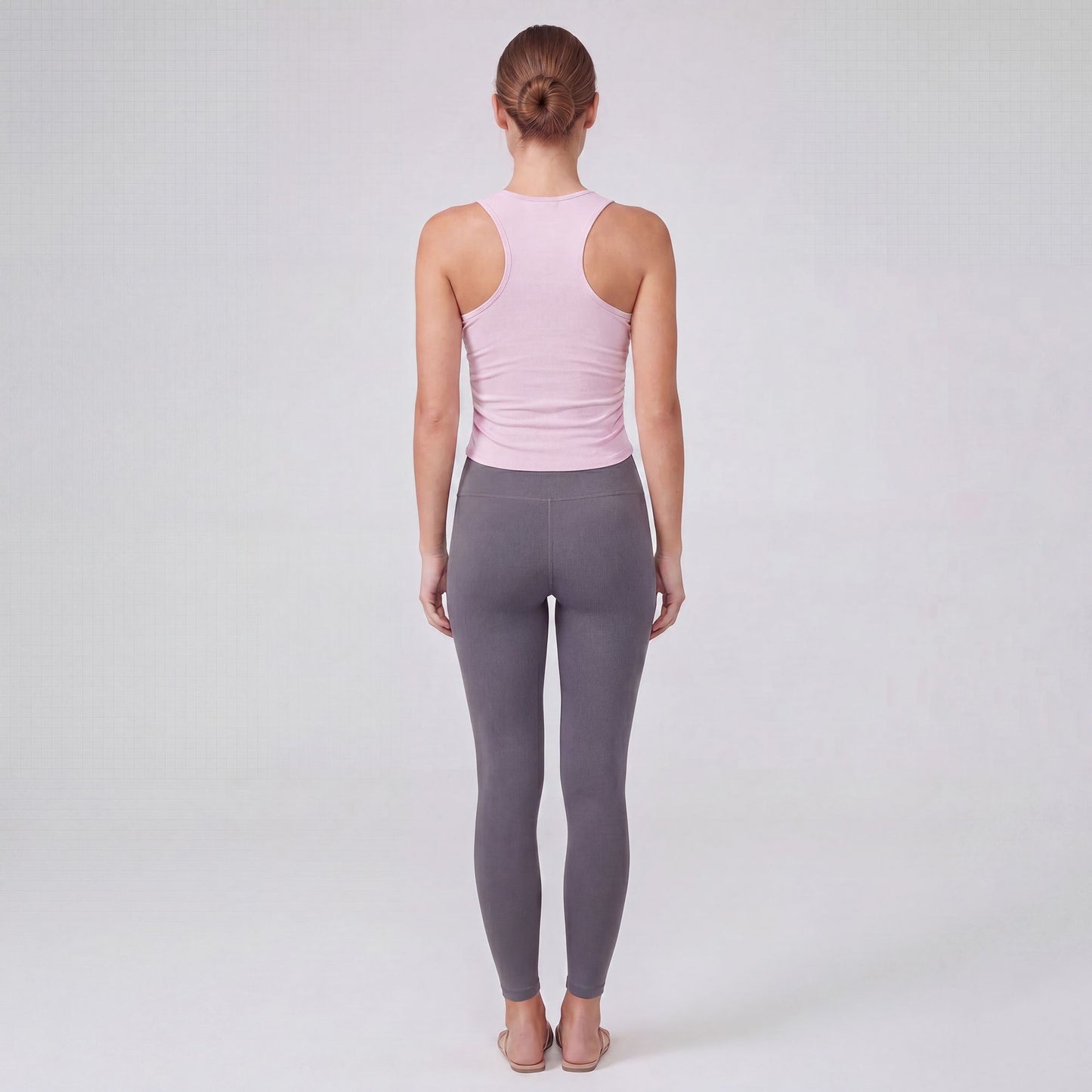 Sleeveless High Neck Cropped Yoga Tank Fitted Workout Activewear Top