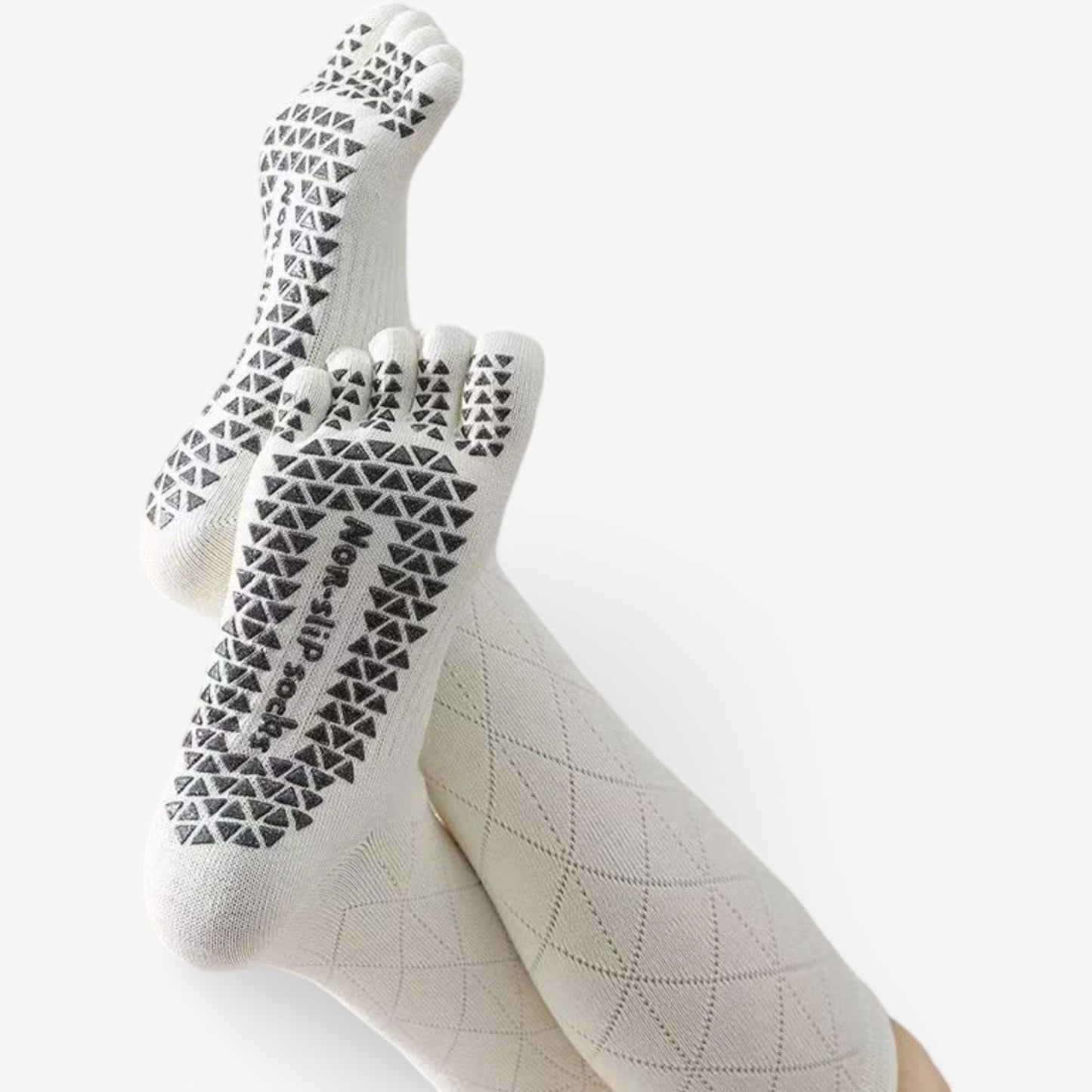 Grip Toe Socks for Yoga, Pilates, and Fitness 3 Pack