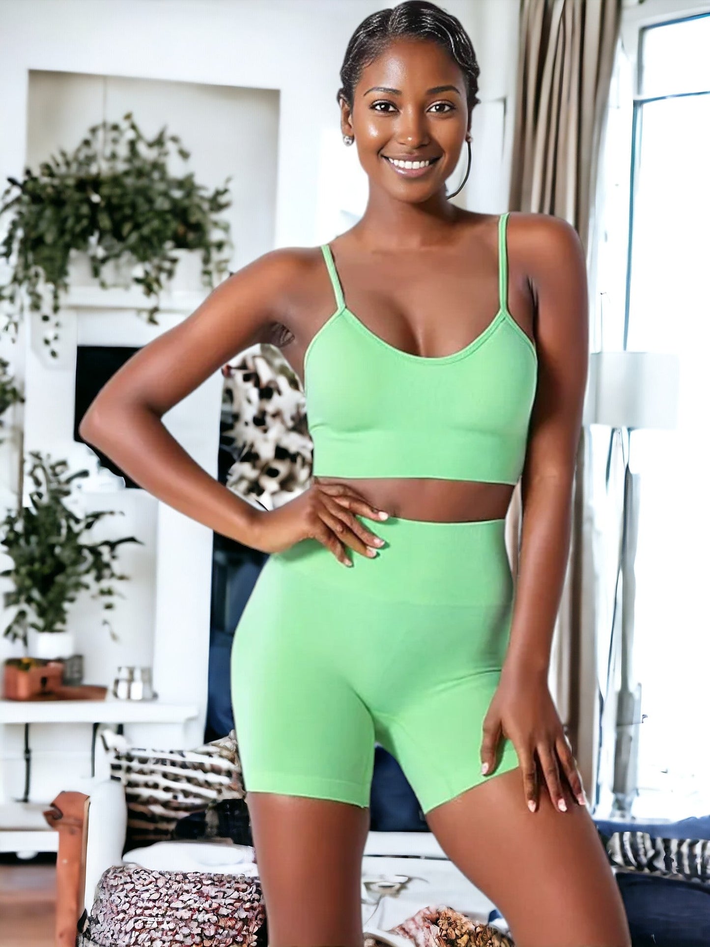 Sexy Suspender Fitness Yoga Suit