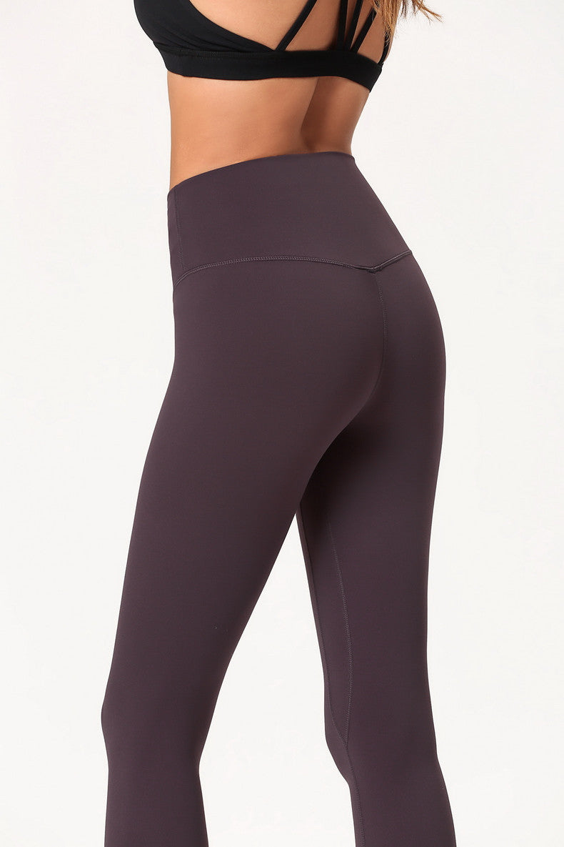 High Waisted Cropped Fitness Leggings