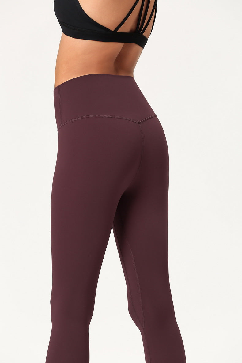 High Waisted Cropped Fitness Leggings