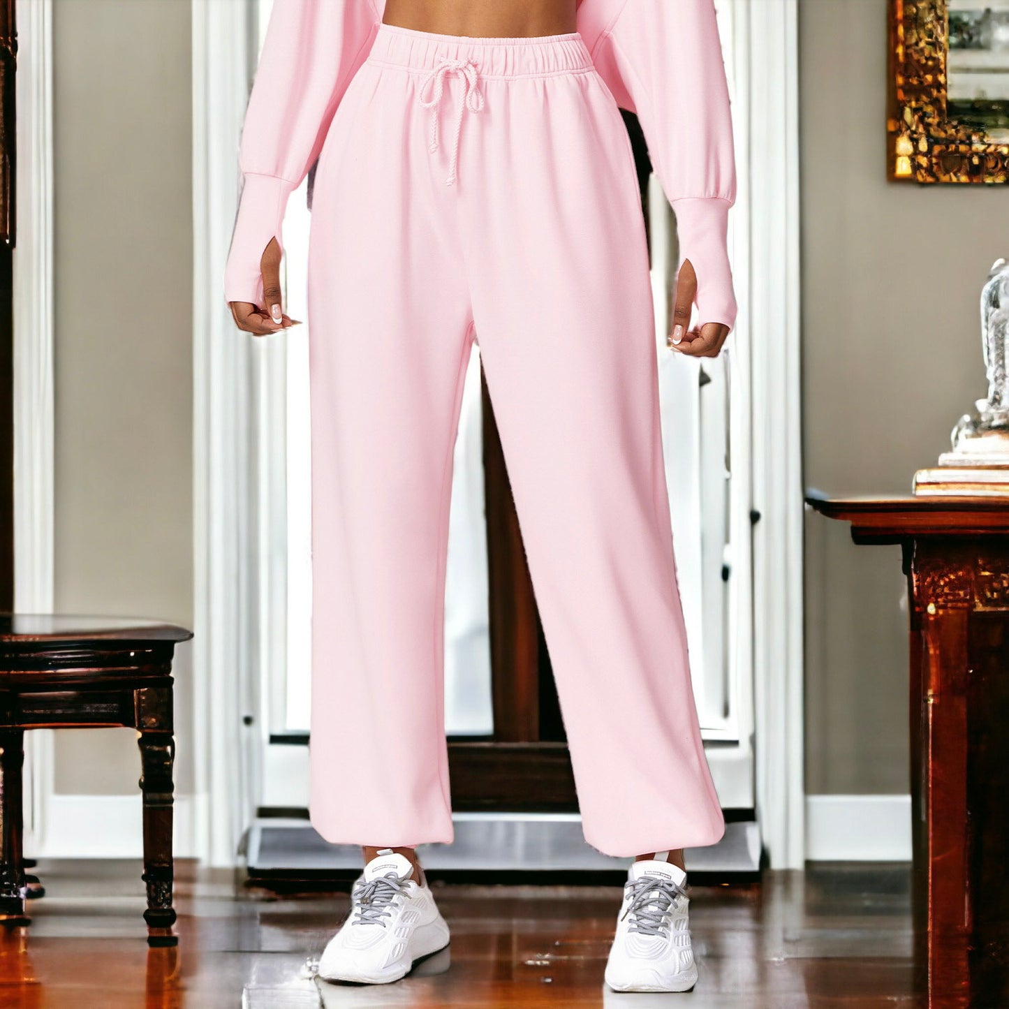 Comfort High Waist Jogger Pants