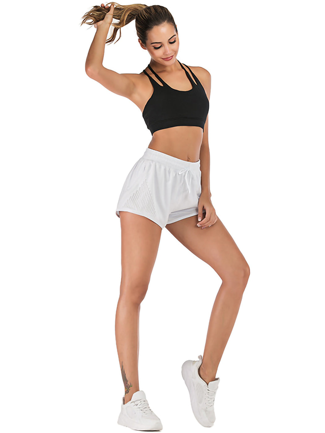 Summer Double Layer Shorts With Engineered Ventilation