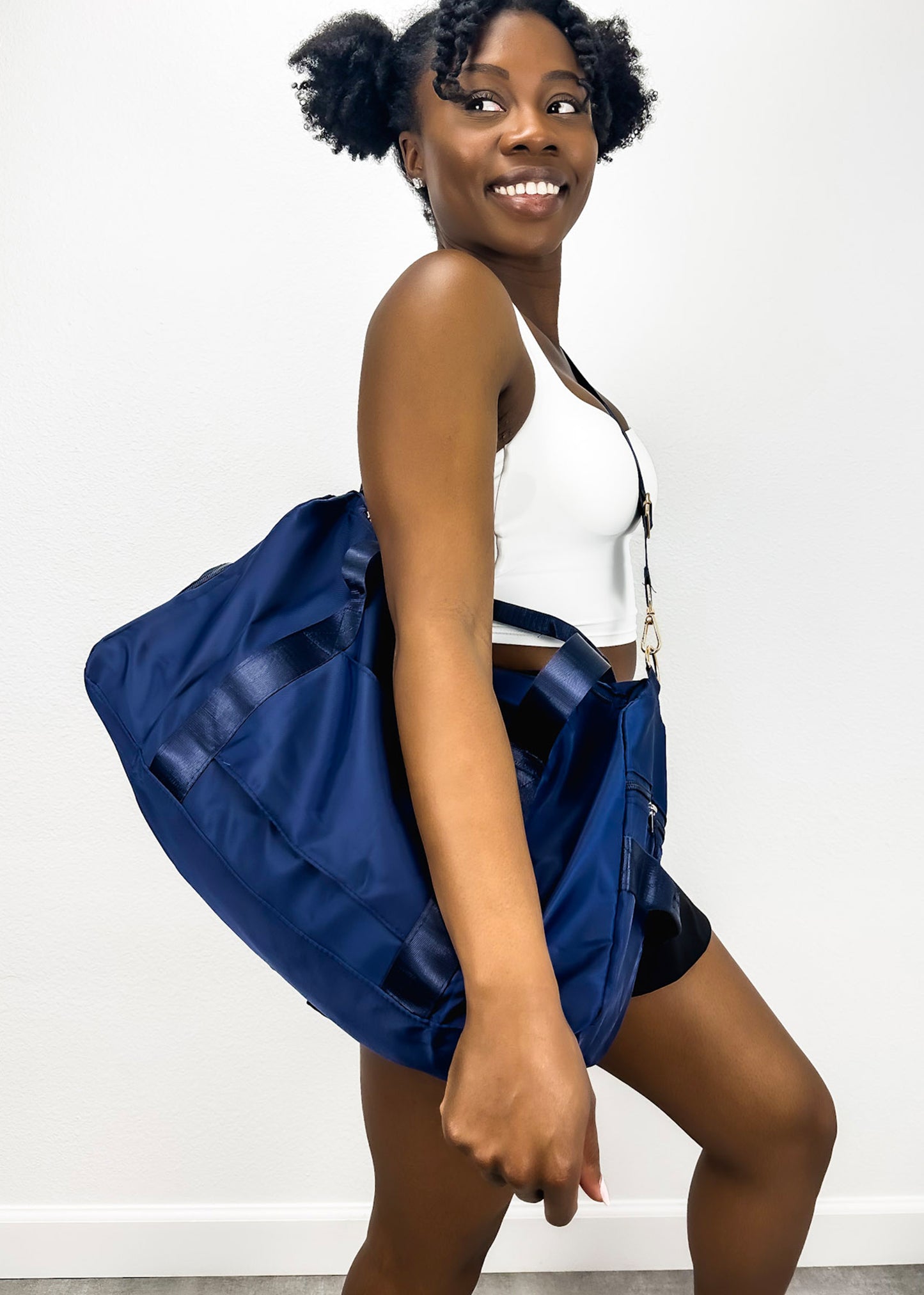 Waterproof Lined Long Duffel Gym Bag