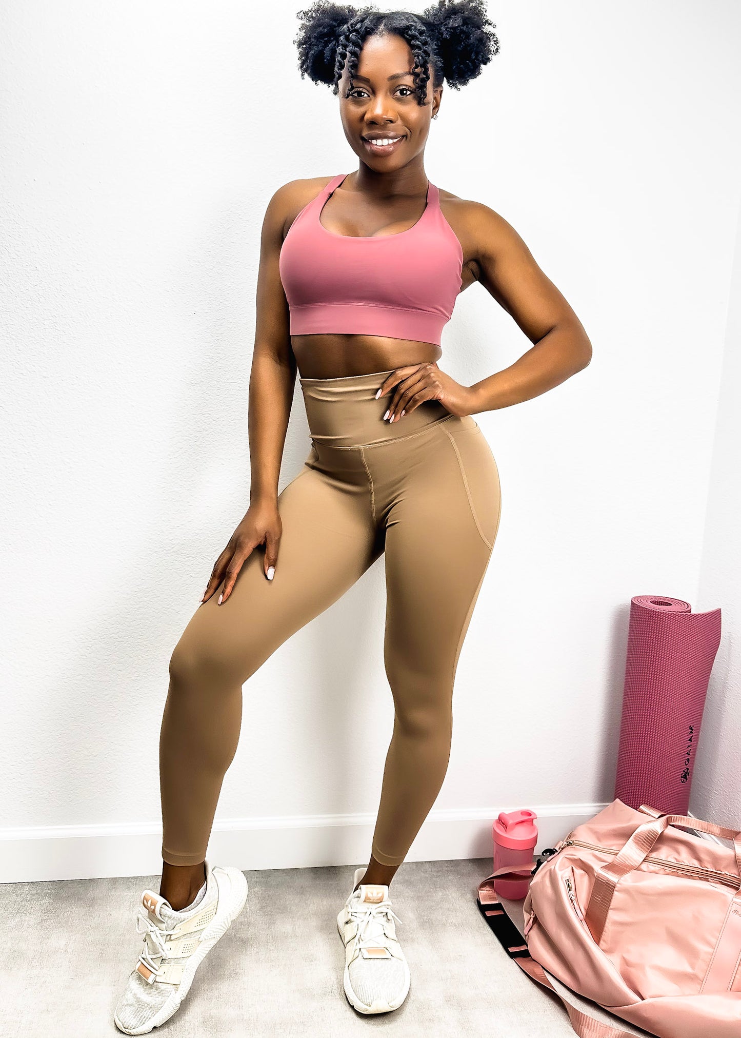 Soft Buttery High Waisted Fitness Leggings with Pockets
