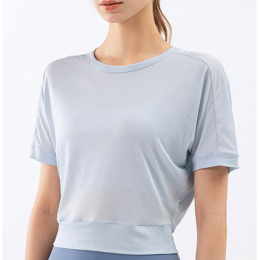 Open Triangle Twist Knot Back Tee