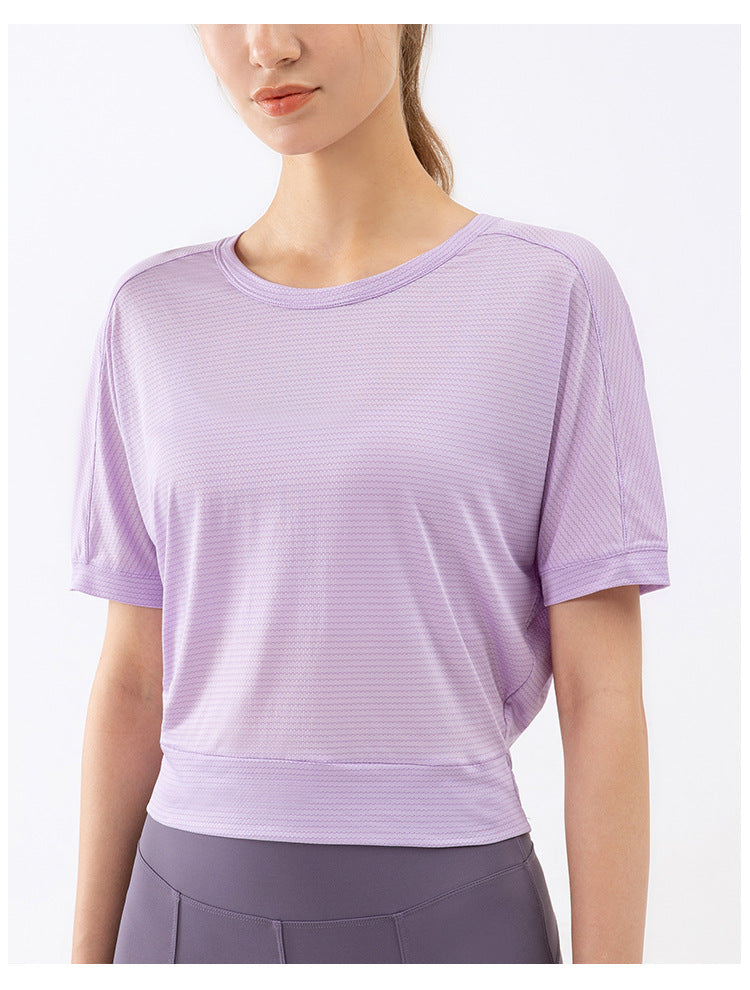 Open Triangle Twist Knot Back Tee