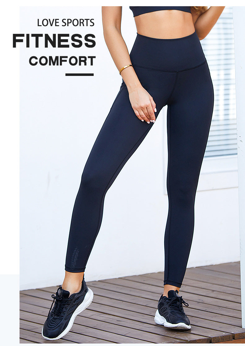 Criss Cross Backstrap Leggings with Pockets
